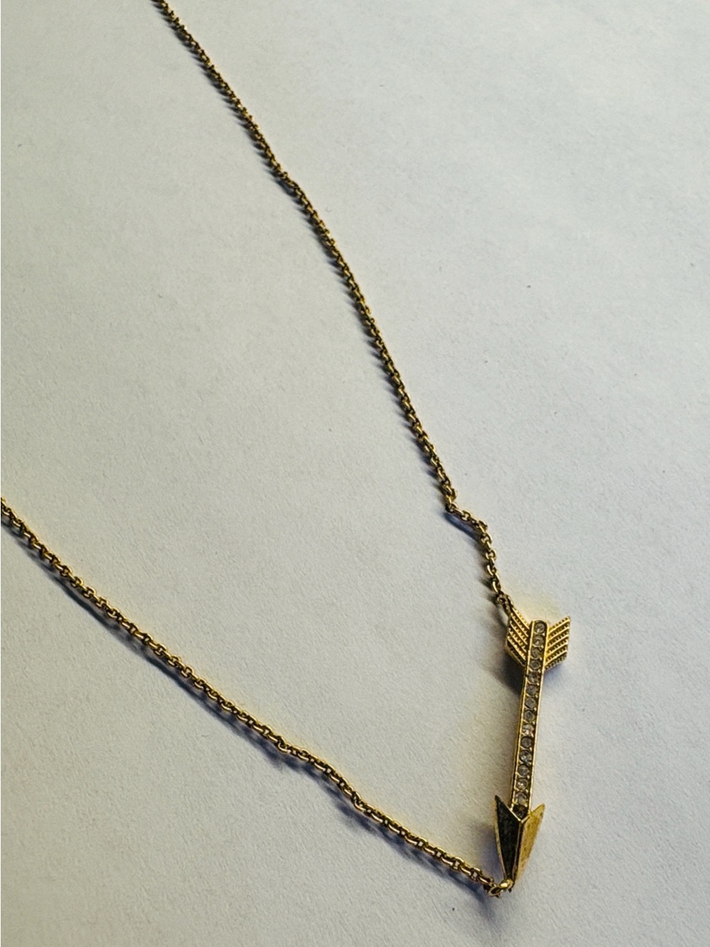 Gold Arrow Pendant Necklace - Women Jewelry
